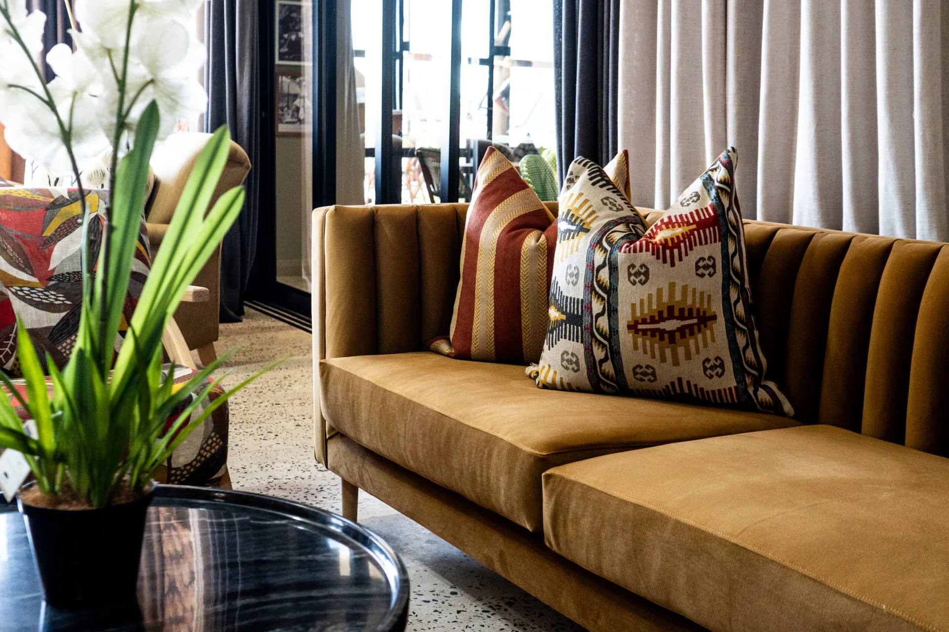 Leisure Lounge upholstered furniture in a KZN home